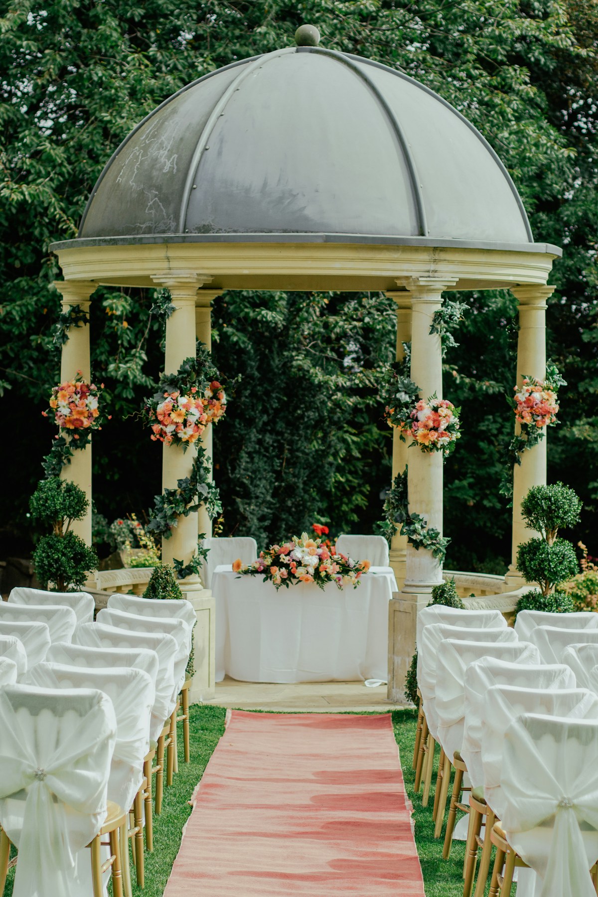 Guests capturing a wedding memory