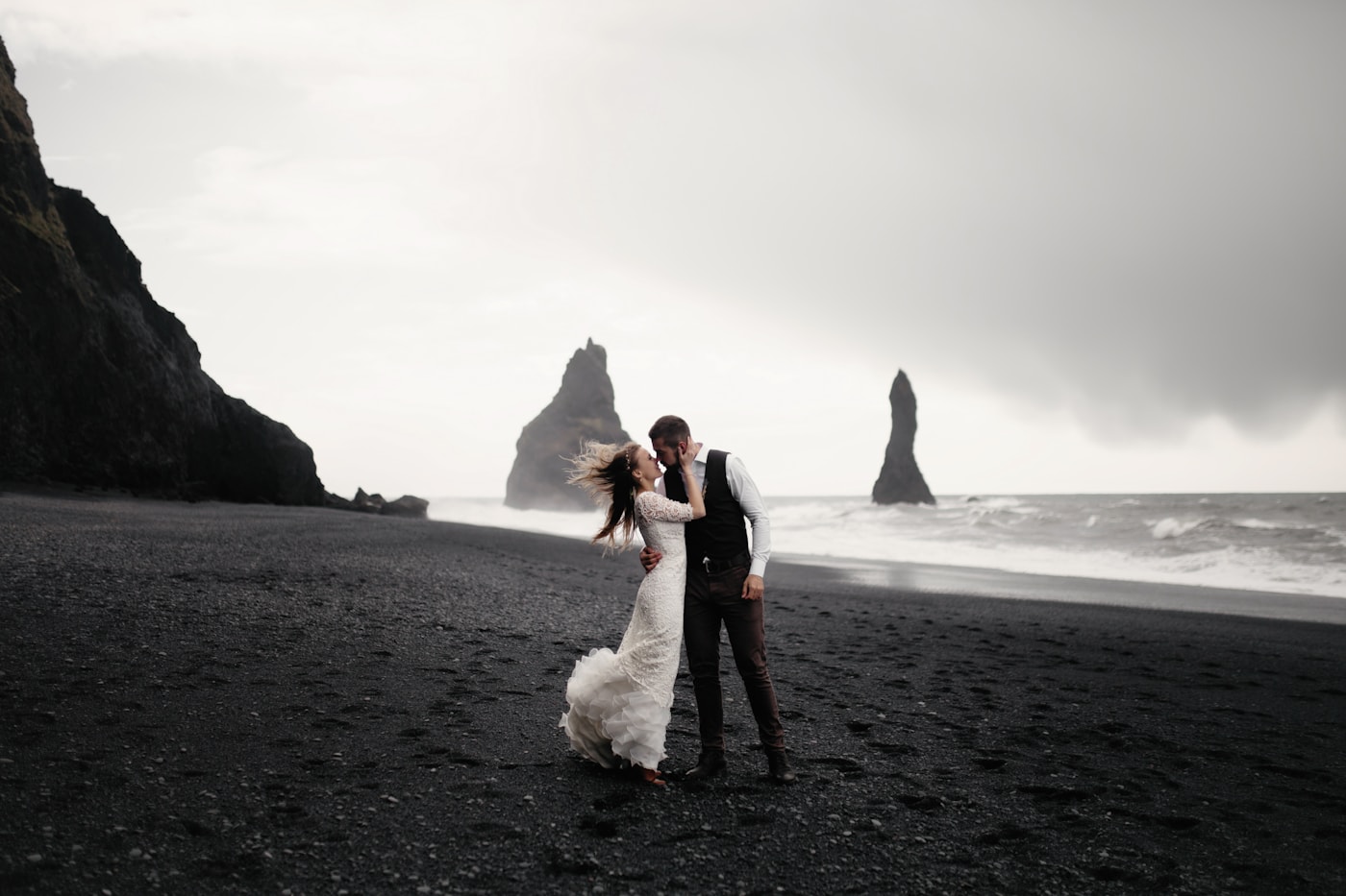 A joyful candid wedding moment